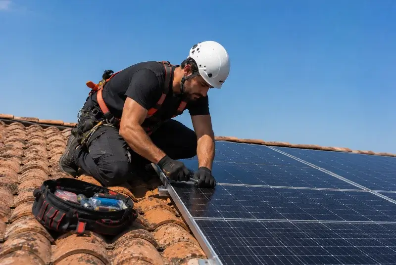 Maintenance et monitoring de panneaux solaires à Muron
