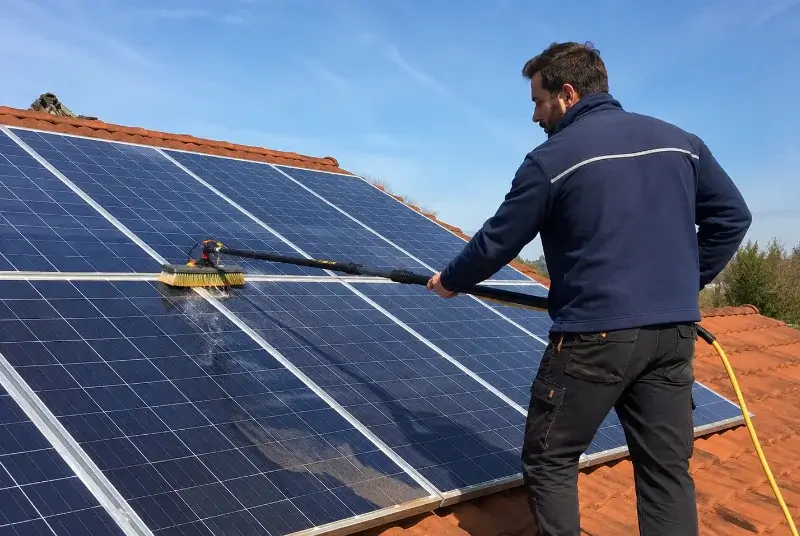 Nettoyage et entretien de panneaux solaires à Muron